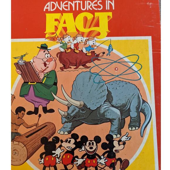 Vintage 1977 Walt Disney Adventures In Fact Book Parade of Fun, Fantasy, Fiction - Picture 10 of 12